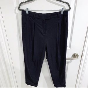 COS navy wool pants